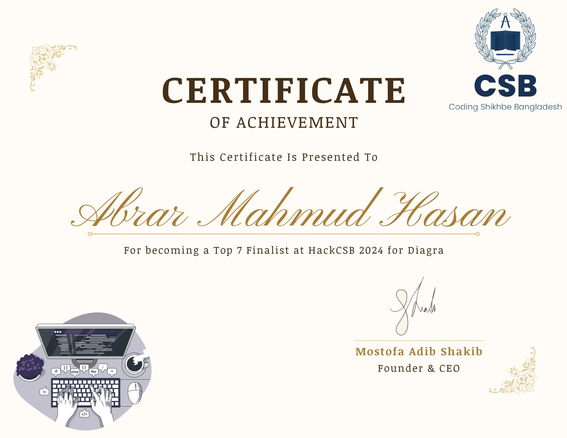 HackCSB 2024 Finalist