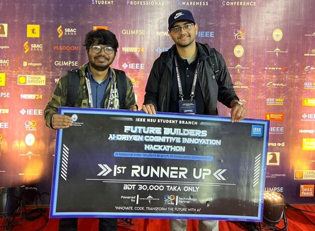 1st Runner Up at Future Builders 2025